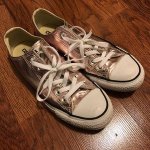 Converse. Rose Gold. Women’s 9, men’s 7.